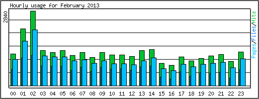 Hourly usage