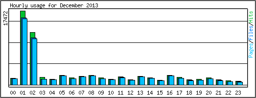 Hourly usage