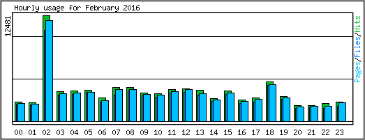 Hourly usage