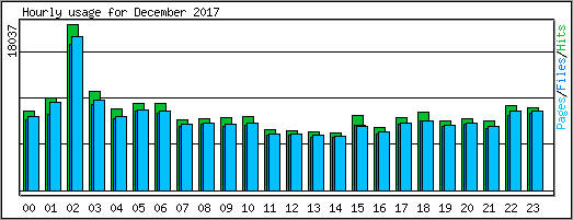 Hourly usage